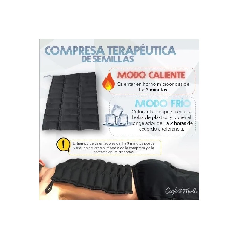 Compresa Térmica Semillas Aroma Terapéutico Grande