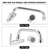 TOPINCN Kitchen Faucet, Wall Mounted Single Cold Water Tap Single
