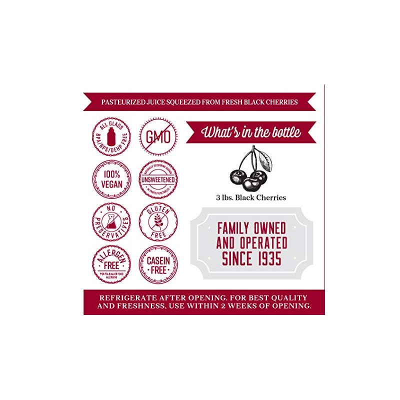 Lakewood Premium Pure Black Cherry, Fresh Pressed, 192 Fl Oz,