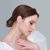 VOCOSTE Hair Hoop Women Headband Headband Rhinestone 0.6cm Width 1pcs