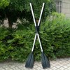125cm Kayak Paddles Aluminum Magnesium Alloy Lightweight Paddles Detachable Kayaking