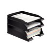 Leitz Plus Slim Letter Tray for A4, Black