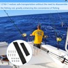 Luojiedejinbiao 12760-7 Fishing Rod Straps for Boat Deck 10 in