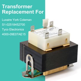 Hipoilk 208/240V to 24V Transformer Compatible with Air Conditioner Furnaces/HVAC Equipment, Furnace Transformer for Luxaire York Coleman S1-02518452700, Tyco Electronics 4000-09E07AE15