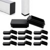 Rectangle Tubing Plug End Cap 60 x 25 mm Furniture