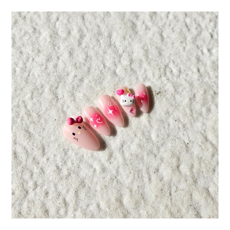 Cheek Handmade Nail Tips - Oval / 치크 수제네일팁 -