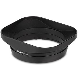 Haoge Square Metal Lens Hood for Sony RX1 RX1R RX1RII and FE 35mm F2.8 55mm/F1.8 ZA Lens Bayonet Shade LH-RX1