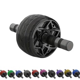 Ab Roller for Abs Workout Convertible Ab Wheel Roller for Core & Strength Training, Home Gym Fitness, Anti-Slip Handles, Easy to Assemble
