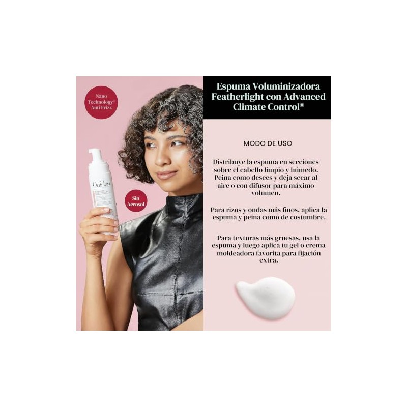 Advanced Climate Control Featherlight Volumizing Foam by Ouidad for Unisex