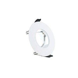 Integral 4 Pack Evofire 70mm cutout Fire Rated Downlight White Round +GU10 Holder + loop-in loop-out terminal block