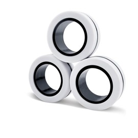 3 PCS Fidget Toys Adults for Anxiety ADHD Ring Toys,Magnetic Rings Fidget Toy Set,Christmas Stocking Filler Gift For Boys Girls 4 5 6 7 8 Years Old+ Year Old Boys Girl Kid Teen Men Woman