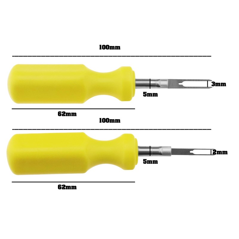 Micro Traders 2PCS Car Terminal Removal Tool 2mm & 3mm