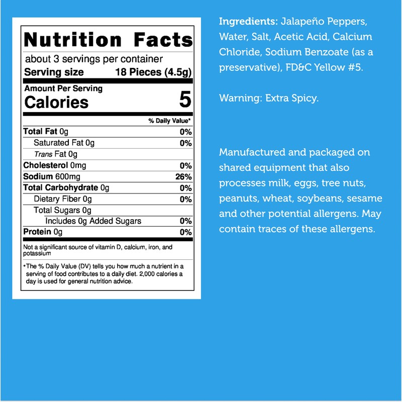 Arctic Farms Garden Freeze Dried Jalapeno Chips, Extra Spicy, Crunchy