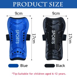 2 Pairs Shin Pads Children's Shin Pads Football Youth Sizes Child Football Shin Pads Shin Pads Children with Ankle Protection