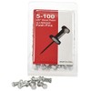 5/8'' Aluminum Head Steel Needle Push Pins box of 100