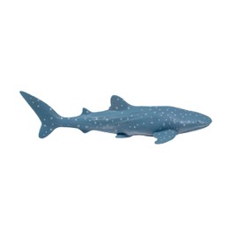 Deluxebase Mini Animal Adventure Replicas - Whale Shark from Hand Painted Realistic Shark Figure. Small Plastic Animal Figurines & Animal Party Favors. Ideal Sea Animal Toys & Gifts for Kids.