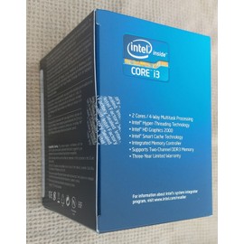 Intel Core i3-2120 Dual-Core Processor 3.3 GHz 3 MB Cache LGA 1155 - BX80623I321