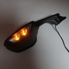 HTTMT- Black Rear View Mirrors w/Turn Signals Compatible with Kawasaki