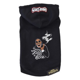 Snoop Doggie Doggs Deluxe Pet Hoodie, Throw a Dogg a Bone, Small