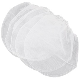 Paint Strainer Bags 5 Gallon Paint Filter Bag White Fine Mesh Disposable Bag Bucket Strainer with Elastic Drawstring Top Opening for Paint Gardening, 5 Pack | Mozeat Lens