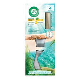 Air Wick® Aromatizante de Ambiente Reeds Diffuser Turquoise Oasis 6 Varitas de Ratán y 30 ml Aromatizante