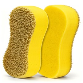 2 Pack Large Plush Car Sponge for Washing, Jumbo Sponge, 22x11x5CM