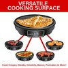 Brentwood TS-602BK Electric Griddle, standard, Black