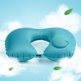 ZKSXOA Inflatable neck support pillow, practical neck pillow for inflating, ideal travel pillow for on the go, increased neck support