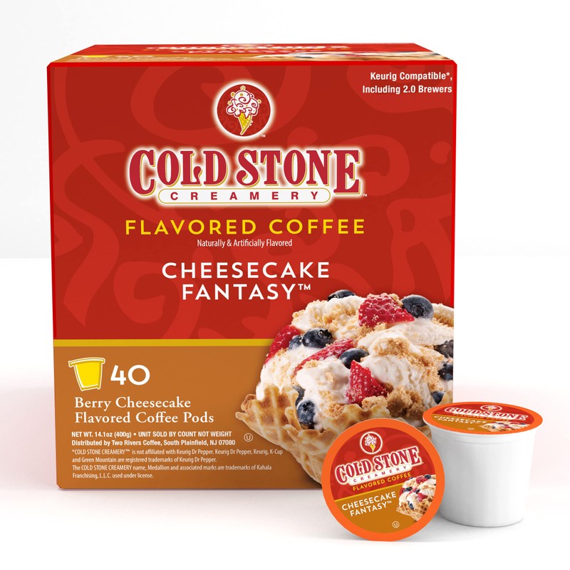 Cold Stone Creamery Beverages Cheesecake Fantasy Ice Cream Flavored Coffee