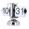 Vintage Digital Flip Down Clock Battery Powered Time Adjustable Stainless