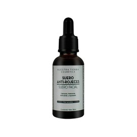 Nuestra Tierra Cosmética Suero Facial Anti-Rojeces para Piel Sensible, Calmante e Hidratante, 30ml