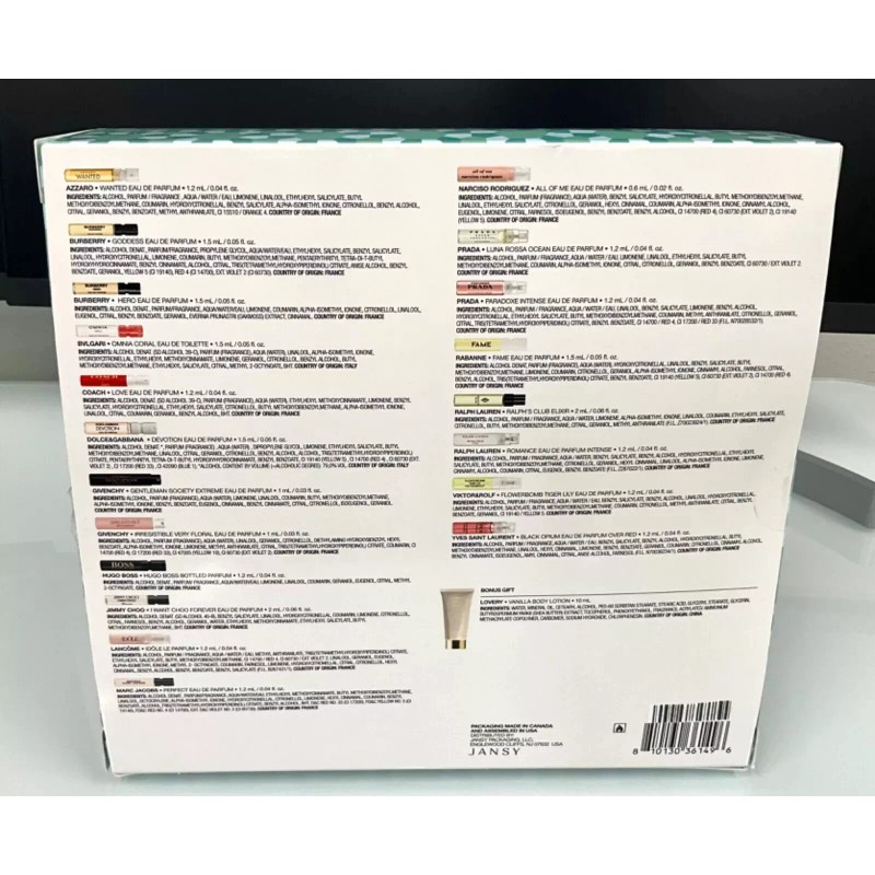 MACY 21-Pc. Fragrance Sampler Set For Him & Her New