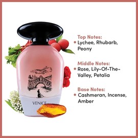 L’orientale Fragrances Collection Night de Paris Venice Tester Eau de Parfum, 100ml, Long-Lasting and Sensual Fragrance with Top Notes of Citrus and Aquatic Accords