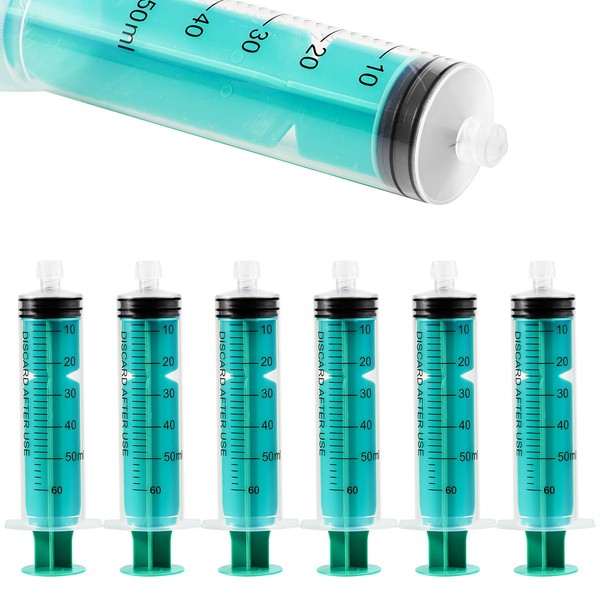 Vaokin Vaokin 60ml Luer Lock Syringe, Leak-Proof Safety Lock Design