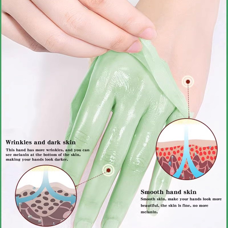 50g Mascarilla para Manos, Crema Hidratante para Manos Mascarilla Exfoliante