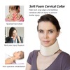 Soft Foam Neck Brace Universal Cervical Collar, Adjustable Neck Support