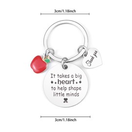 XZtimes Teacher Gifts for Teachers, End of Year Teacher Gift, Best Teacher Gifts Keychain, Teacher Appreciation Gifts, Thank You Teacher Gifts, Teacher Retirement Gifts for Women Keyring Presents