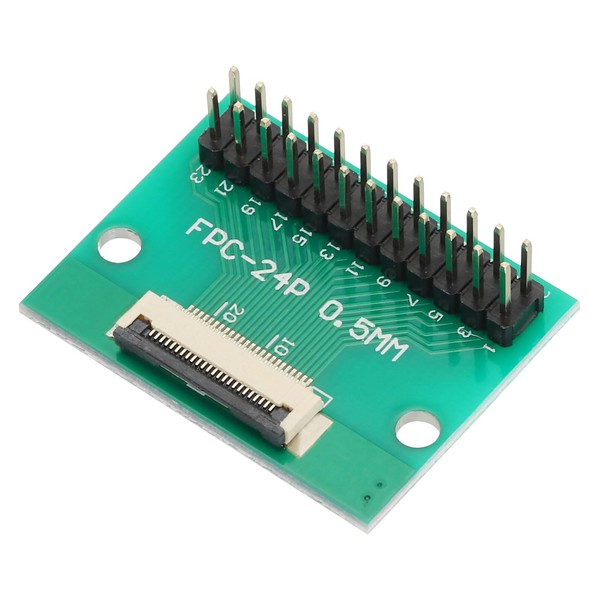 sourcing map FFC FPC Connector Board 24 Pin 0.5mm 2.54mm