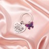 XIHIRCD Inspirational Gifts Keychain for Women, Heart Shaped Sometimes You