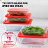 Pyrex Simply Store Glass Food Storage Container, Snug Fit Non-Toxic