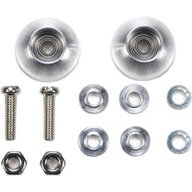 Tamiya 95709 Mini 4WD Special Design HG 0.4 inch (11 mm) Aluminum Bearing Roller Bowl Type