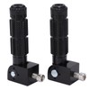 1 Pair Universal Motorcycle Footrests Rear Set Footpegs with 8mm