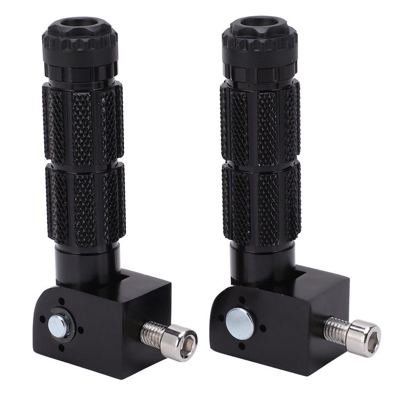 1 Pair Universal Motorcycle Footrests Rear Set Footpegs with 8mm