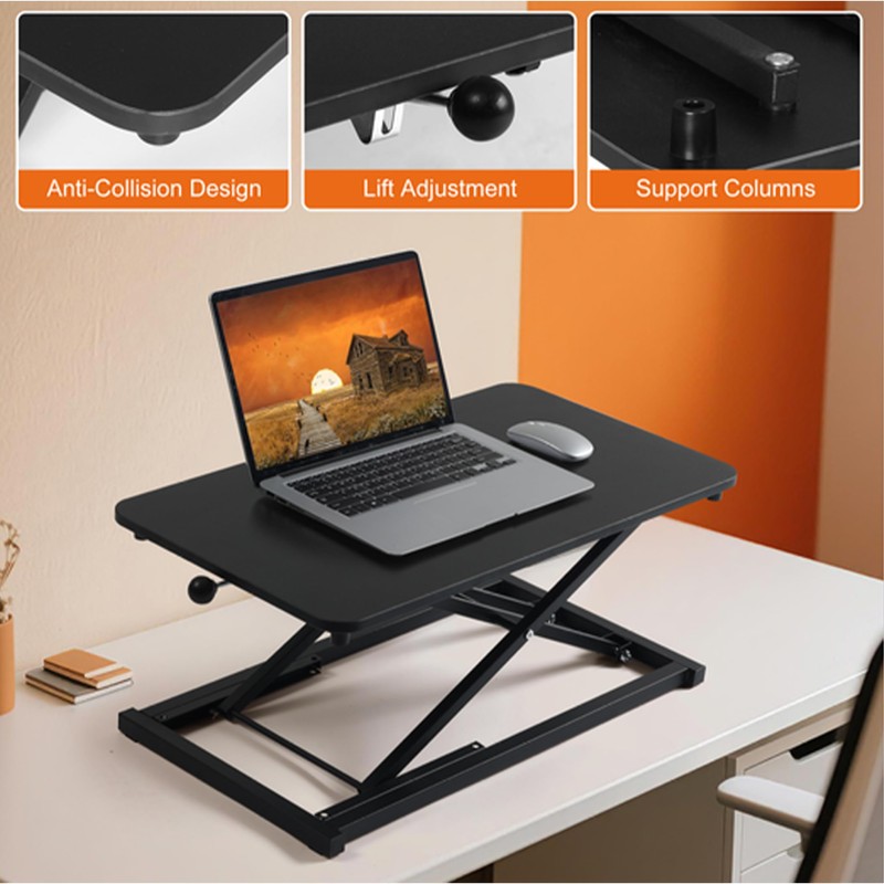 Rxrpexjke Standing Desk Converter Height Adjustable, Stand up Desk Riser,