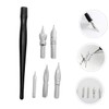 CAXUSD 1set Calligraphy Dip Pen Nibs Versatile Manga Drawing Tools