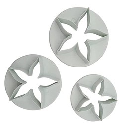 Calyx Leaf Fondant Cutter Set (Large) - 3 Sizes - Sugarcraft Tools