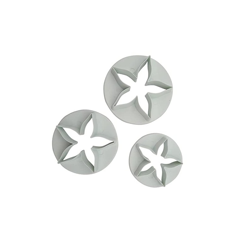 Calyx Leaf Fondant Cutter Set (Large) - 3 Sizes -
