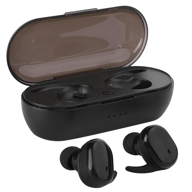 TWS Mini Waterproof Bluetooth Headset Wireless Touch Control Sports Earphone
