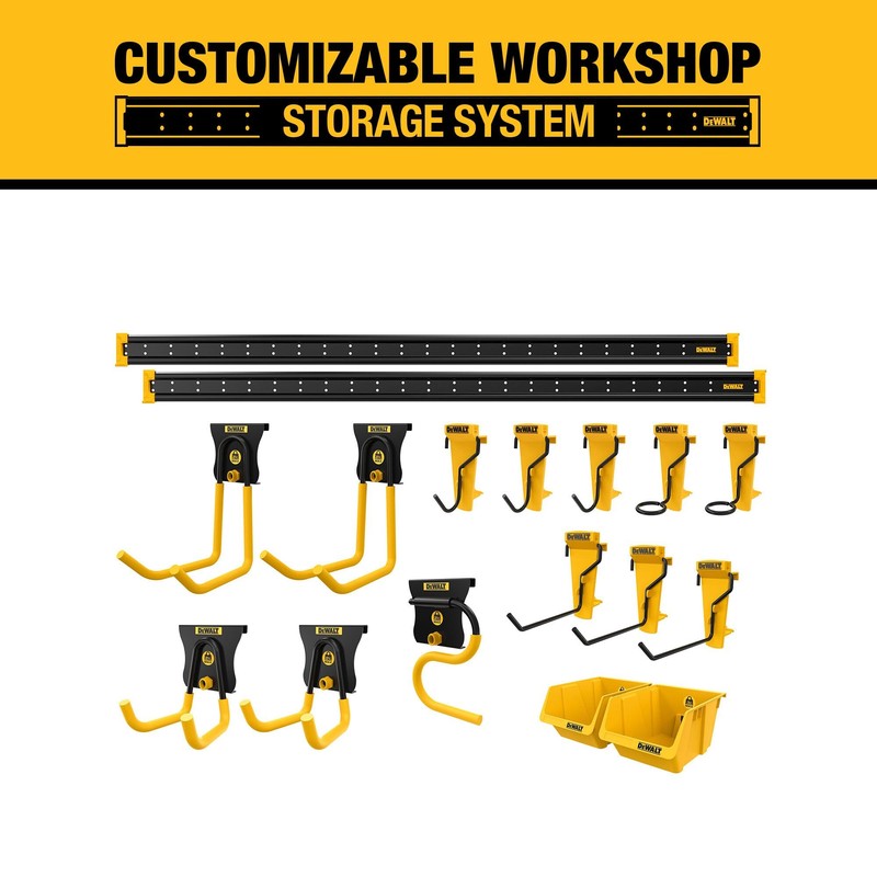 DEWALT Tool Organizer, 21 Piece Accessory Starter Kit, Includes 2
