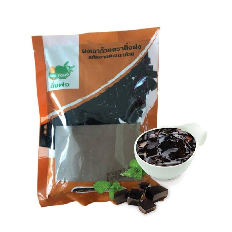 Black Grass Jelly powder cooking kitchen Asian Gelatin dessert sweets